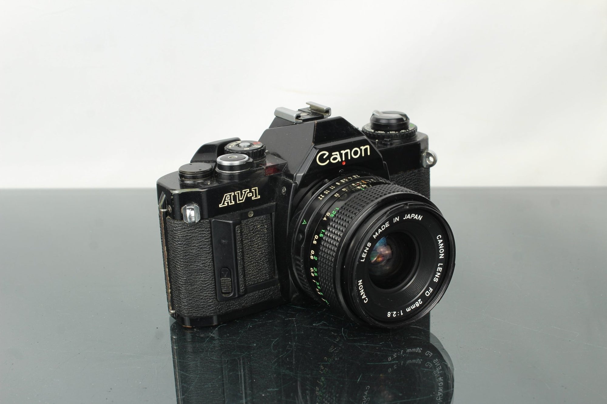 Canon AV - 1 + Canon FD 28mm 1:2.8 lens - Dutch|Thrift