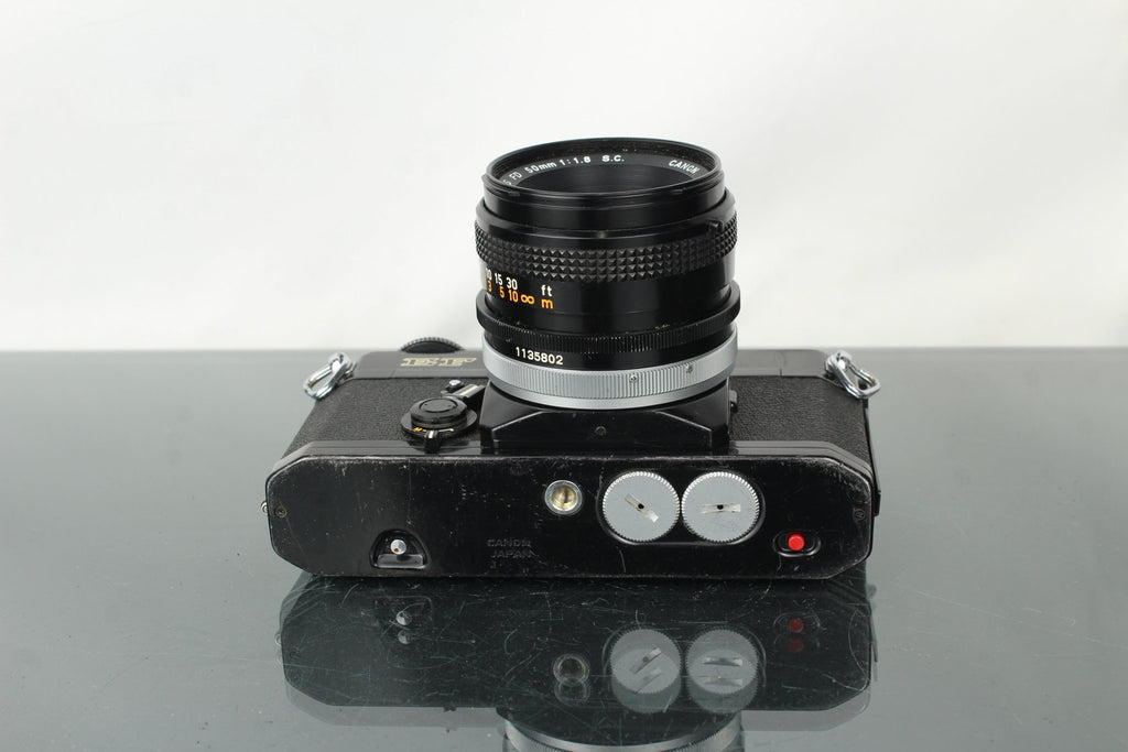 Canon EF + 50mm 1.8 FD lens - Dutch|Thrift