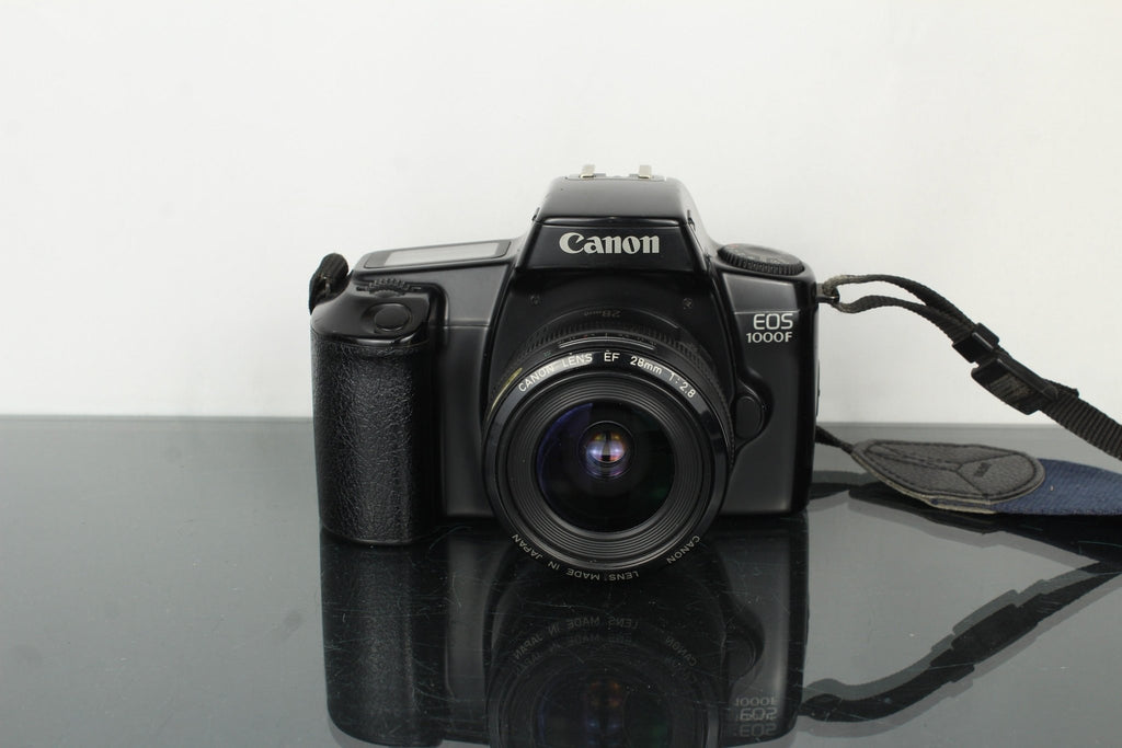 Canon EOS 1000F 35mm Film SLR Camera with EF 28mm f/2.8 Lens