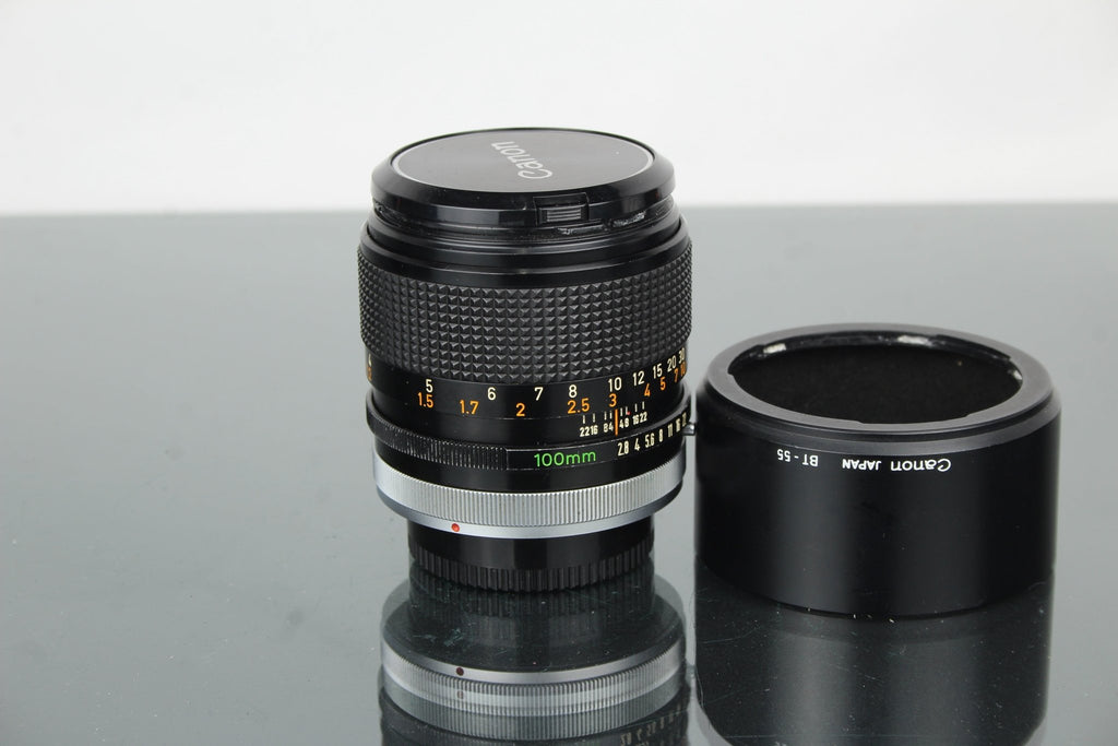 Canon FD 100mm 1:2.8 S.S.C. lens (FD mount) - Dutch|Thrift