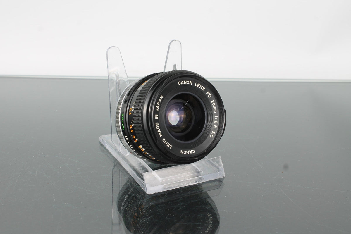Canon FD 28mm f/2.8 S.C. Wide-Angle Prime Lens – Dutch|Thrift