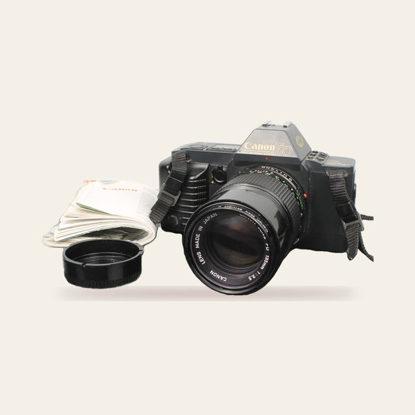 Canon T70 + Canon FD 135mm f/3.5