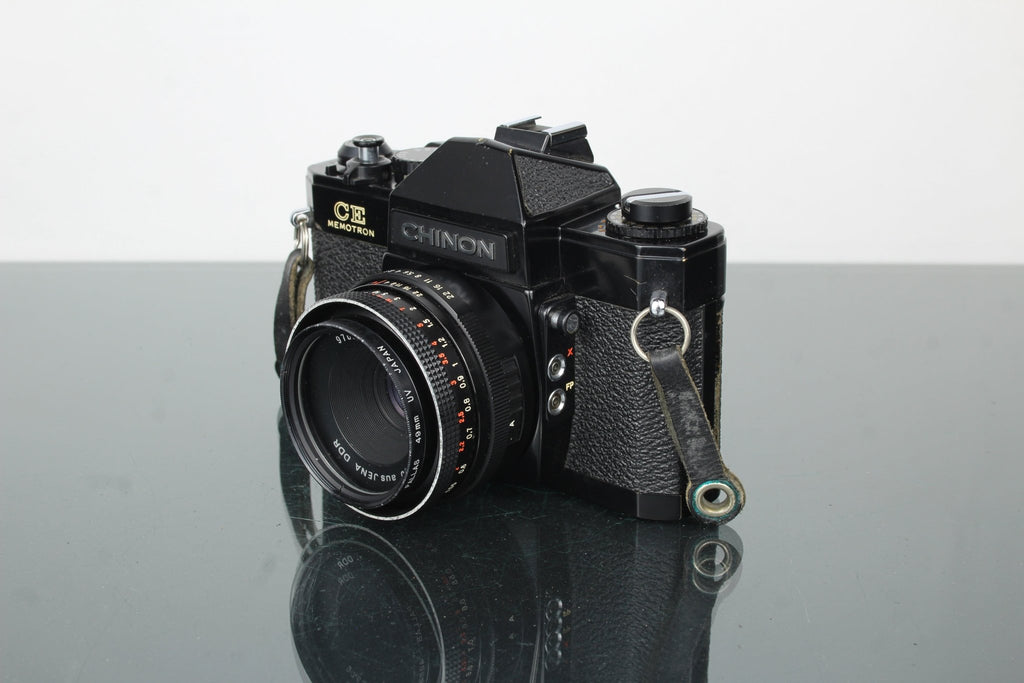 Chinon CE Memotron + Aus Jena DDR 2.8/50 lens - Dutch|Thrift