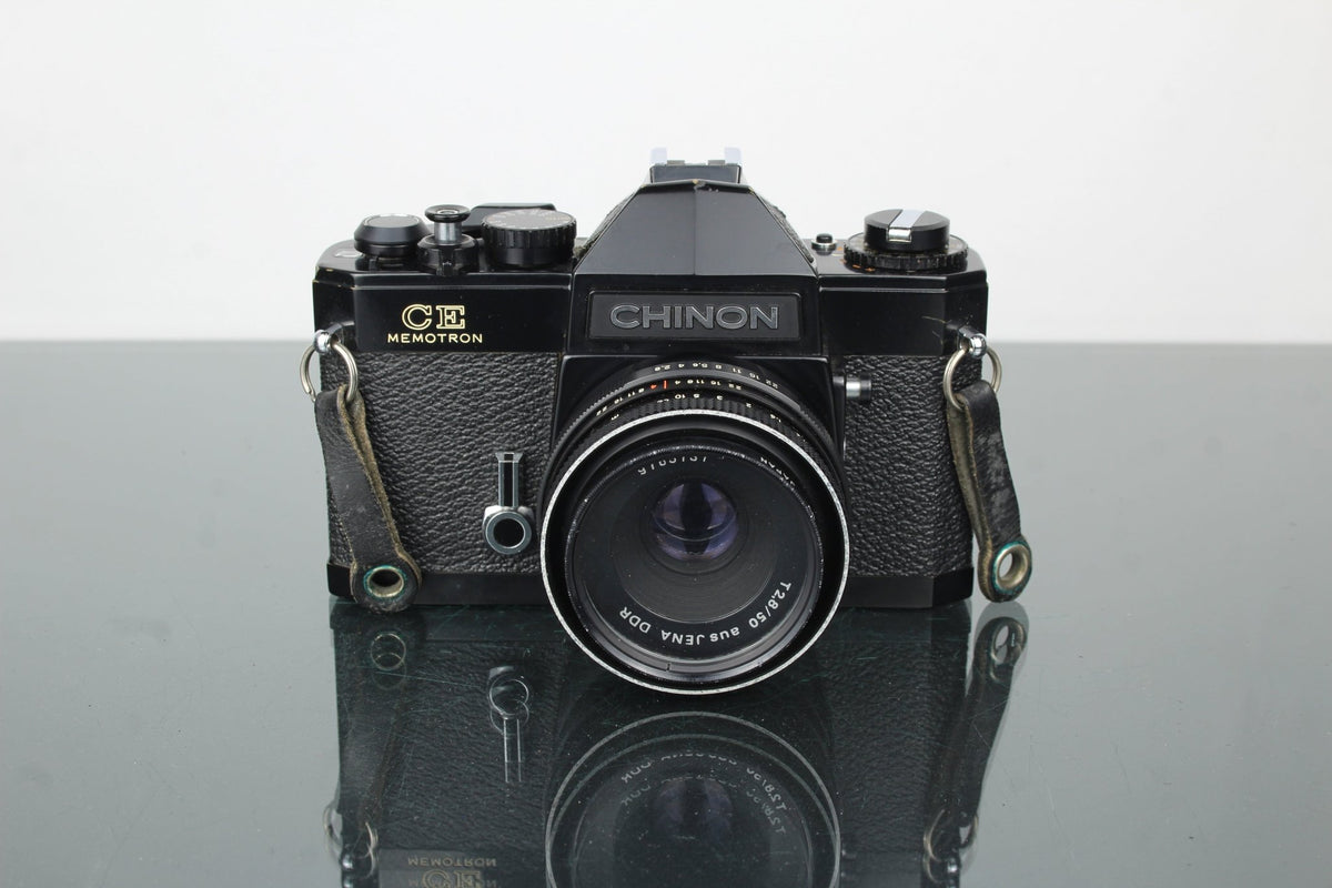 Chinon CE Memotron + Aus Jena DDR 2.8/50 lens - Dutch|Thrift
