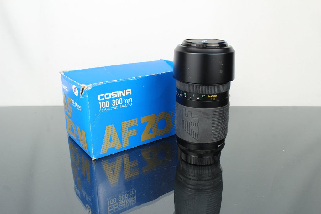Objectif Cosina 100-300mm f/5.6-6.7 MC Macro Minolta/Sony A 100-300 f/5.6-6.7 | Back Market
