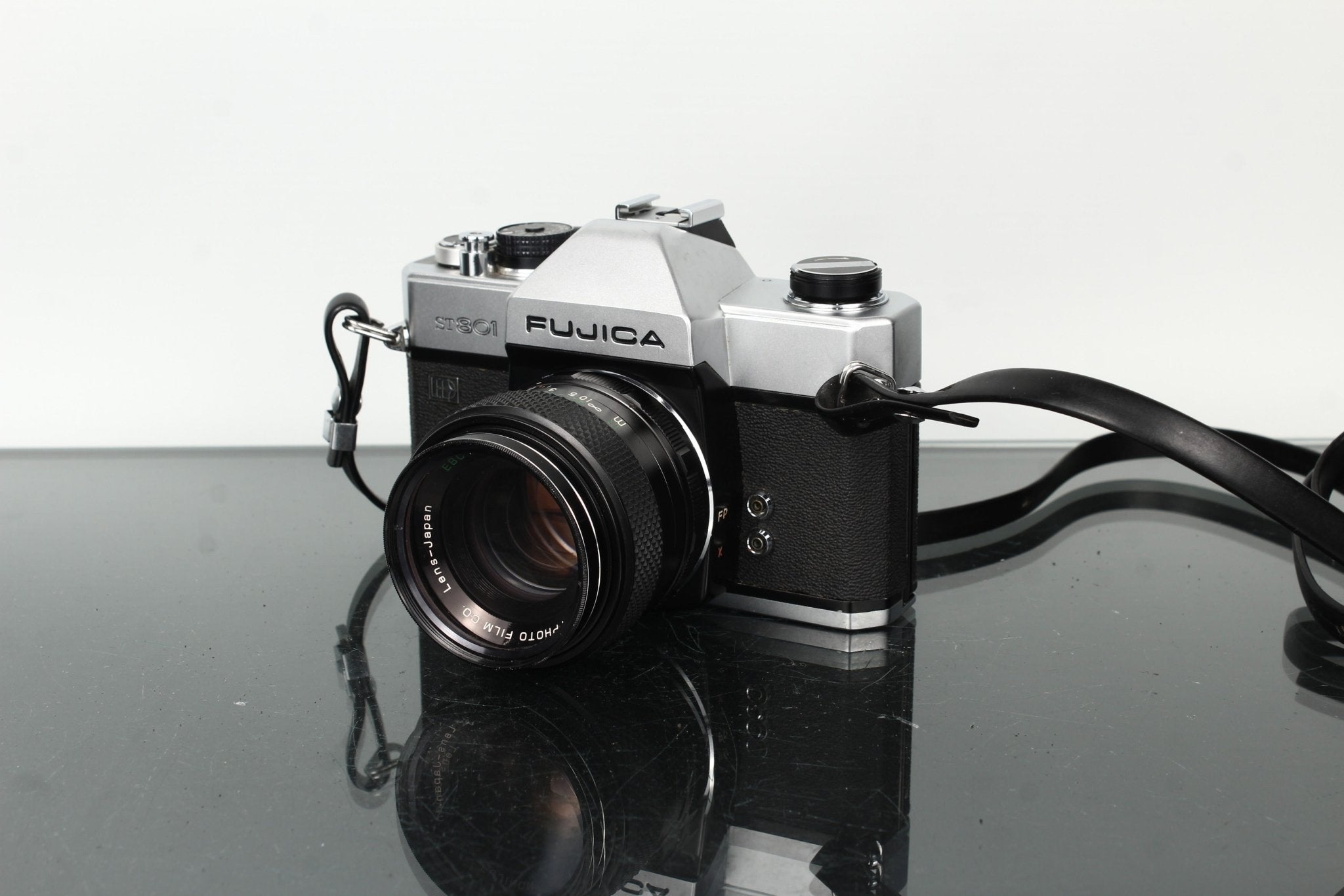 Fujica ST801 35mm Film SLR Camera with Fujinon 55mm f/1.8 Lens