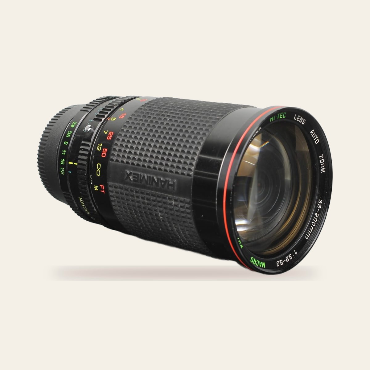 Hanimex Hi-Tec Lens Auto Zoom 35-200mm f/3.8-5.3 Macro