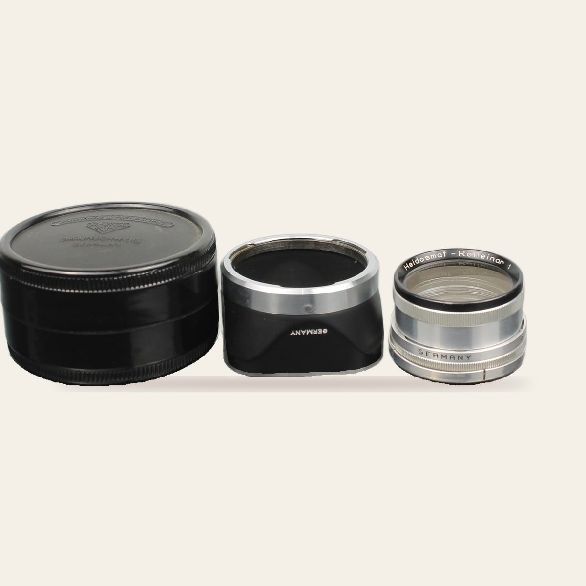 Heidosmat Rolleinar 1 R 1 + Lens hood