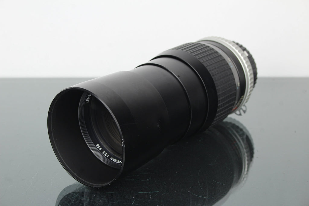 Hoya HMC Tele - auto F=200mm 1:3.5 Nikon AI Mount - Dutch|Thrift