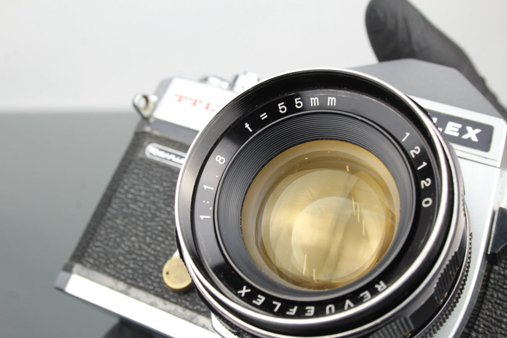 Mamiya Sekor Superflex + Revueflex 55mm 1.8 lens - Dutch|Thrift