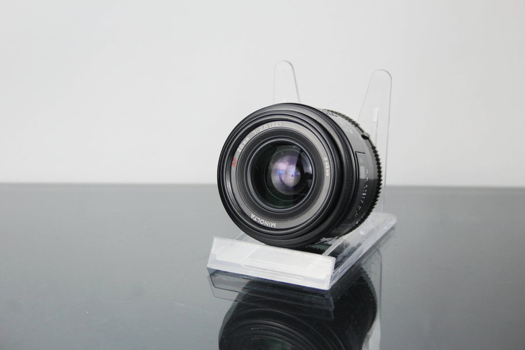 Minolta AF 28mm 1:2.8 A Mount lens - Dutch|Thrift