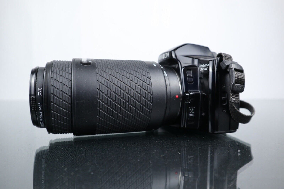📷 Minolta Dynax SPxi | 35mm SLR Film Camera | Exacta 75 - 300mm Lens - Dutch|Thrift