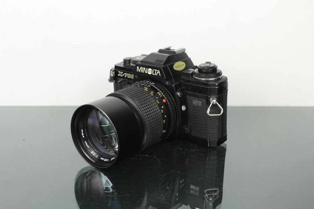 Minolta X - 700 MPS + Minolta MD 135mm 1:2.8 lens - Dutch|Thrift