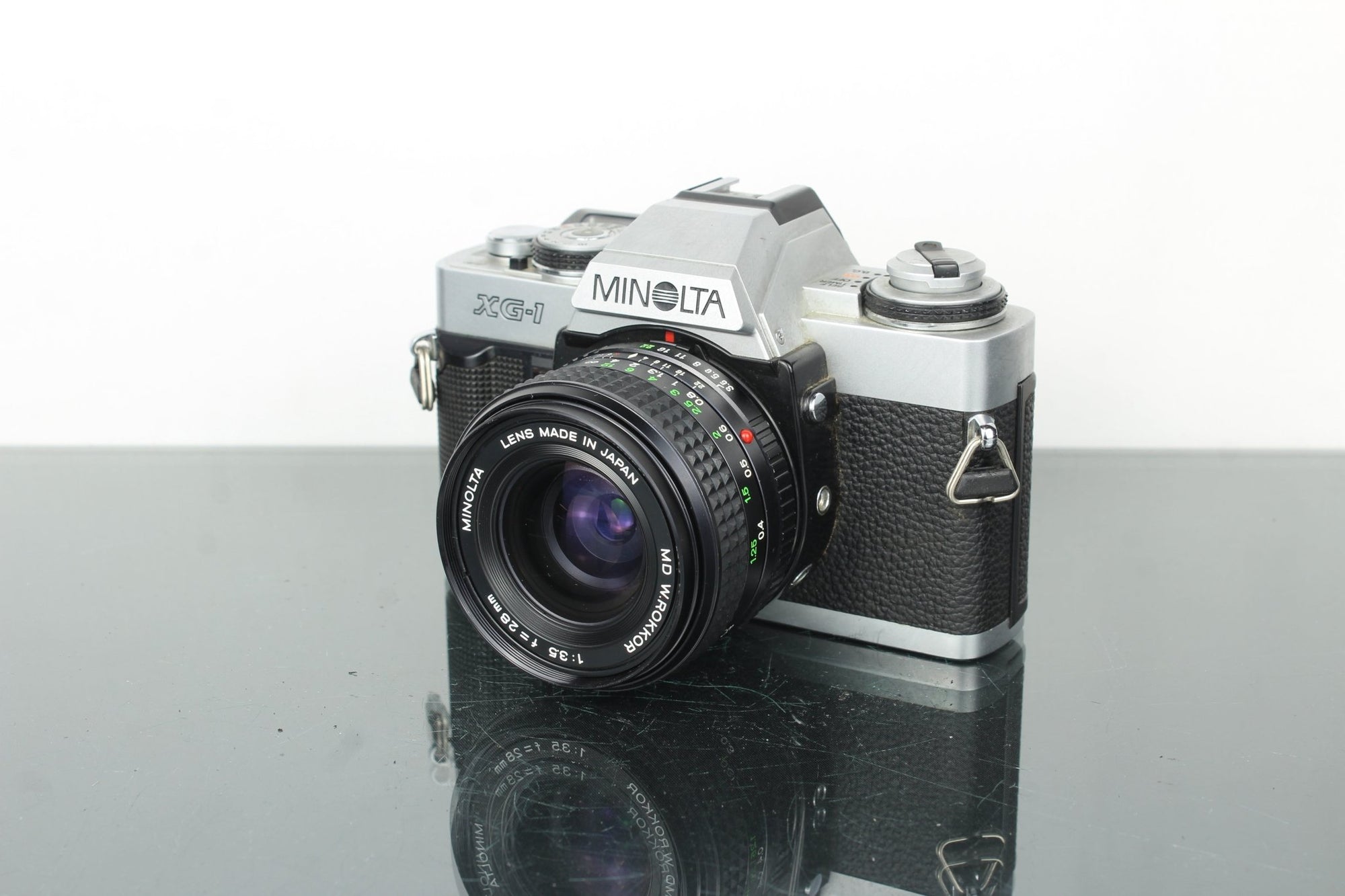 Minolta XG - 1 + 28mm 1:3.5 MD W.Rokkor lens - Dutch|Thrift