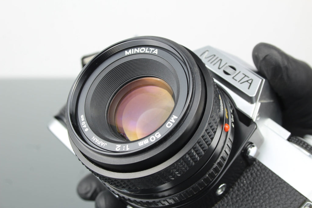 Minolta XG - 1 + 50mm 1:2 MD lens - Dutch|Thrift