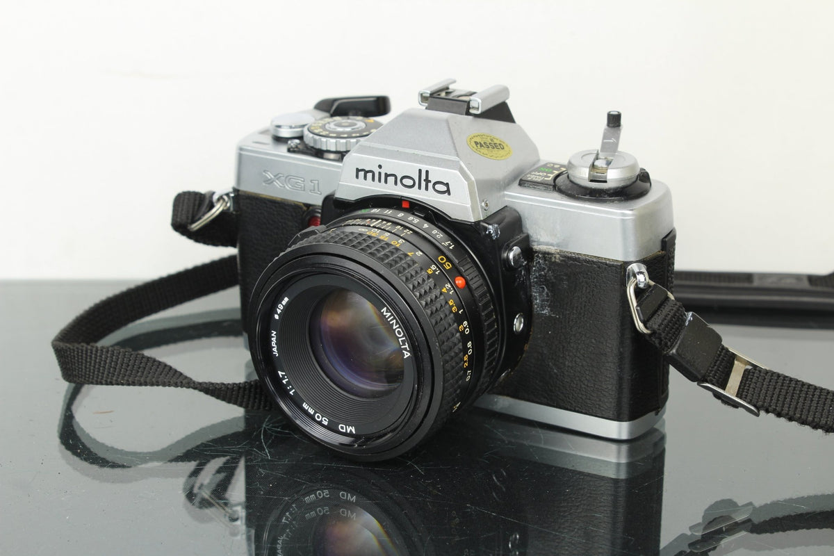 Minolta XG 1 + 50mm 1.7 Minolta MD lens - Dutch|Thrift