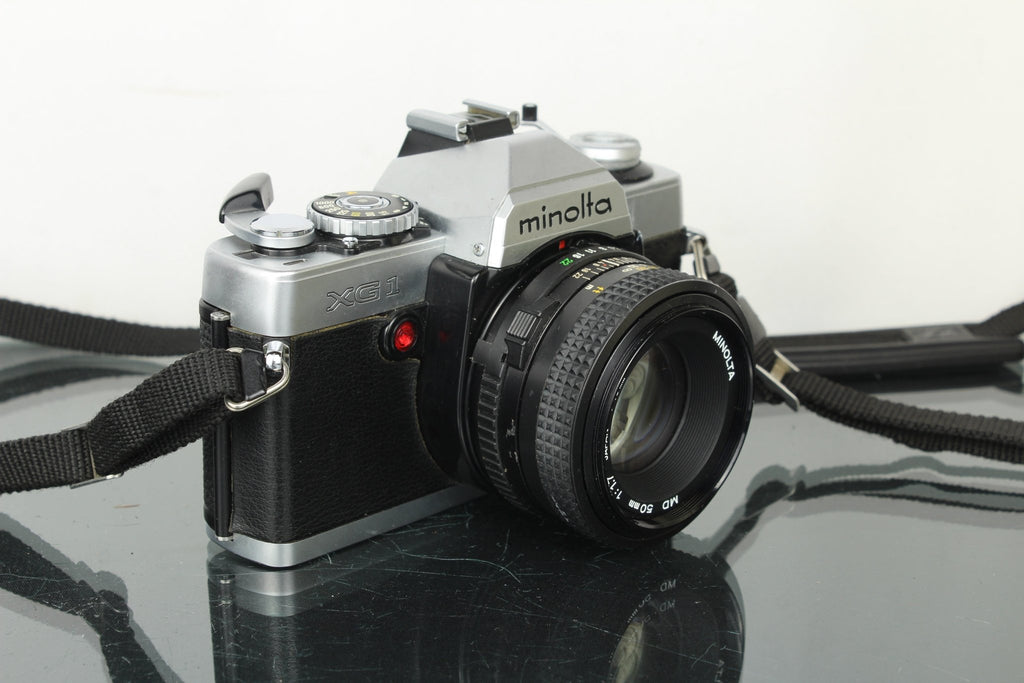 Minolta XG 1 + 50mm 1.7 Minolta MD lens - Dutch|Thrift