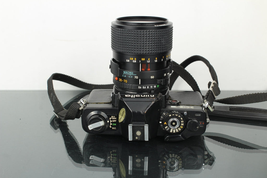 Minolta XG - E + Minolta MD 35 - 70mm 1:3.5 lens - Dutch|Thrift