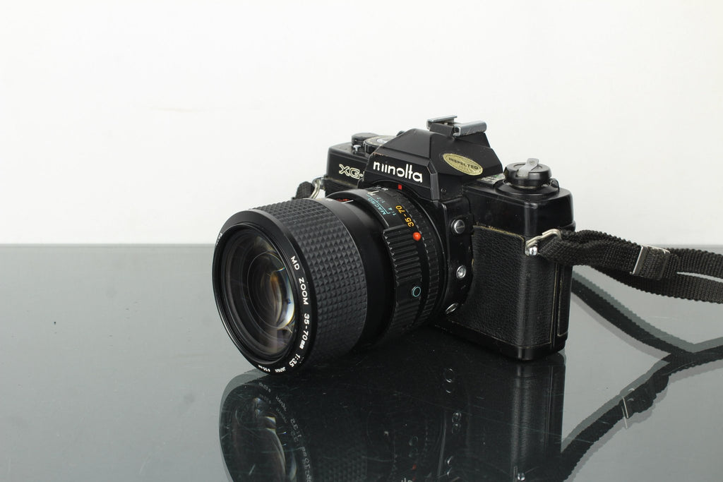 Minolta XG - E + Minolta MD 35 - 70mm 1:3.5 lens - Dutch|Thrift