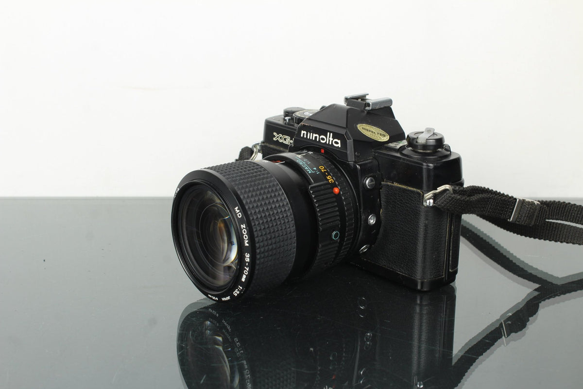 Minolta XG - E + Minolta MD 35 - 70mm 1:3.5 lens - Dutch|Thrift