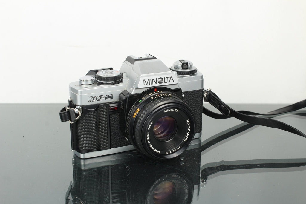 Minolta XG - M + 45mm 1:2 Minolta MD lens - Dutch|Thrift