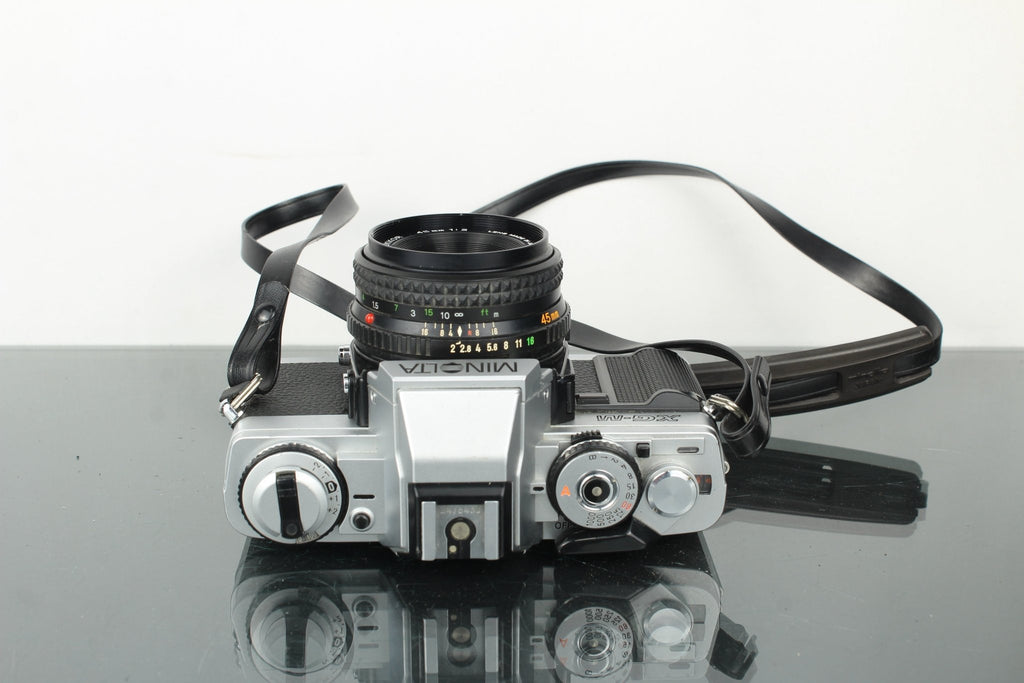 Minolta XG - M + 45mm 1:2 Minolta MD lens - Dutch|Thrift