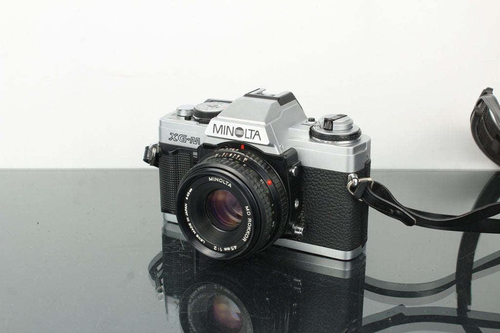 Minolta XG - M + 45mm 1:2 Minolta MD lens - Dutch|Thrift