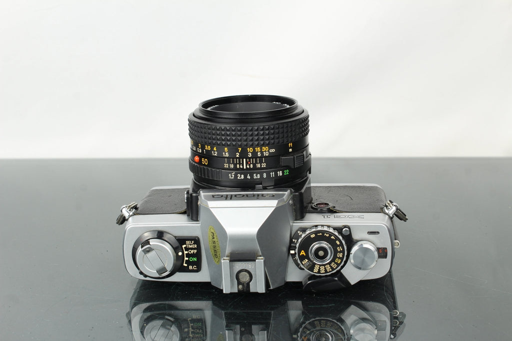 Minolta XG1 + 50mm 1.7 Minolta MD lens - Dutch|Thrift