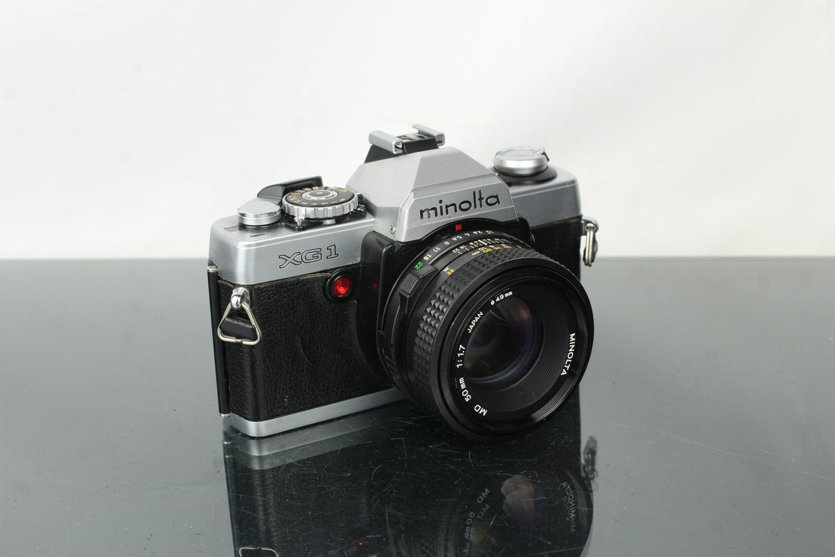 Minolta XG1 + 50mm 1.7 Minolta MD lens - Dutch|Thrift
