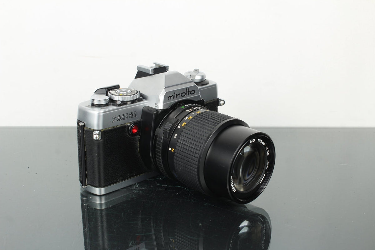 Minolta XG2 + Minolta MD 135mm 1:3.5 lens - Dutch|Thrift