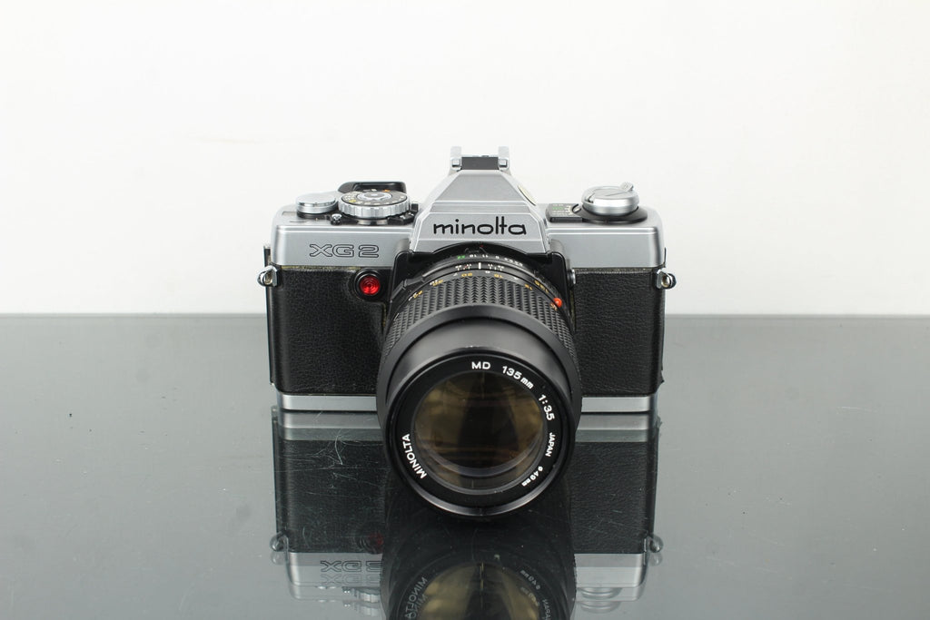 Minolta XG2 + Minolta MD 135mm 1:3.5 lens - Dutch|Thrift