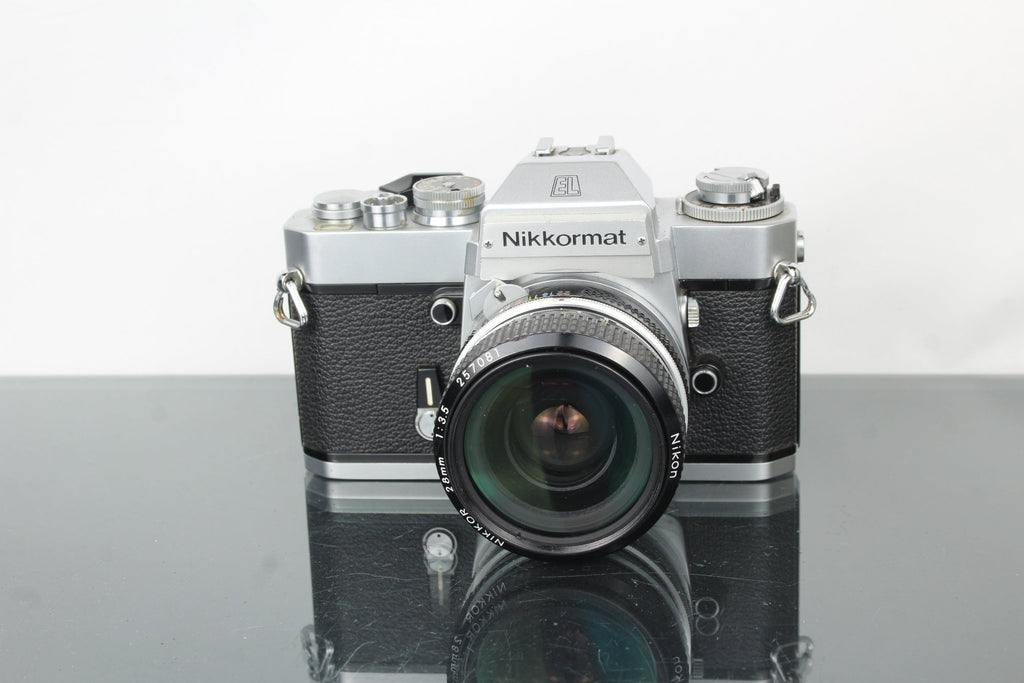 Nikkormat EL + 28mm 1:3.5 Nikkor lens - Dutch|Thrift