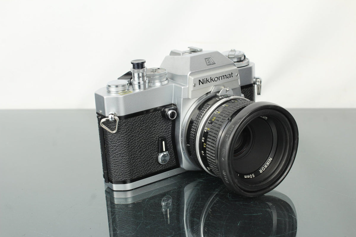 Nikkormat EL + 50mm 1:2 Nikon lens - Dutch|Thrift