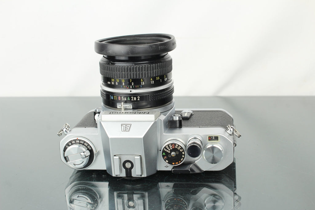 Nikkormat EL + 50mm 1:2 Nikon lens - Dutch|Thrift