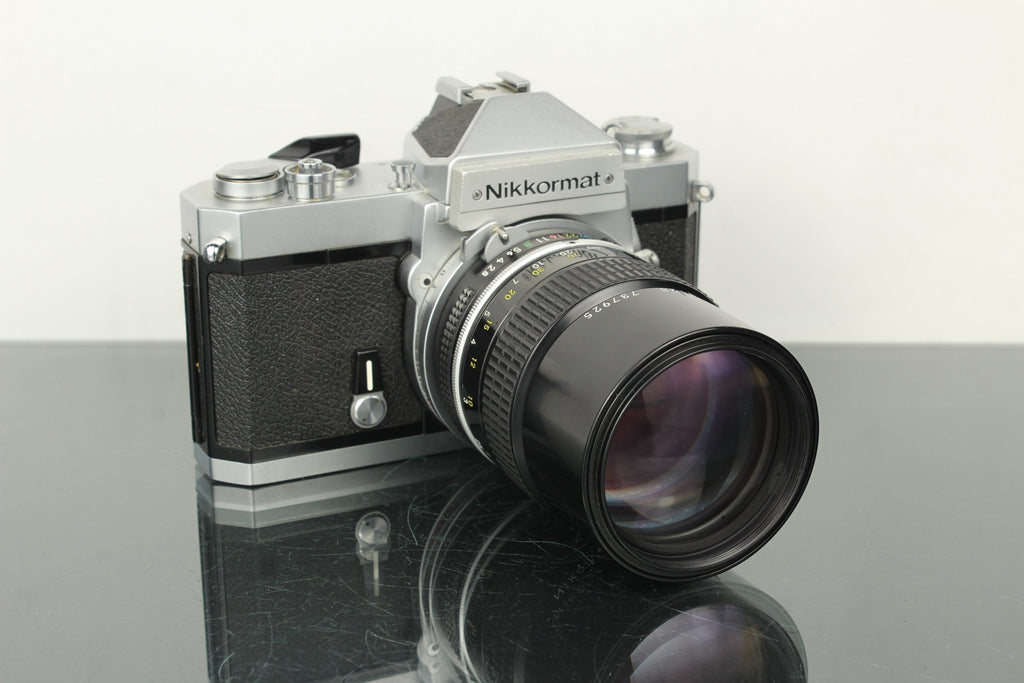 Nikkormat FT2 + 135mm 1:2.8 Nikkor lens - Dutch|Thrift
