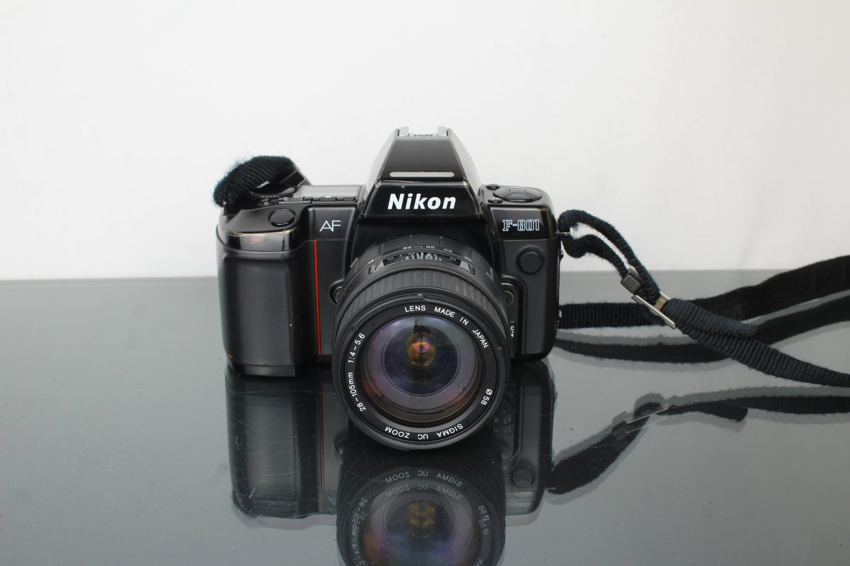 Nikon AF F - 801 + Sigma 28 - 105mm 1:4 - 5,6 lens (Nikon F mount) - Dutch|Thrift