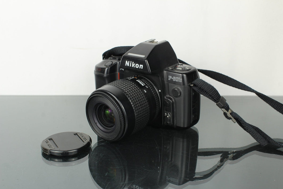 Nikon AF F - 801S + Nikon AF Nikkor 35 - 80mm 1:4 - 5.6D lens (F - mount) - Dutch|Thrift