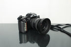 Nikon F - 401x + AF Nikkor 24 - 50mm 1:3.3 - 4.5 lens (F mount) - Dutch|Thrift