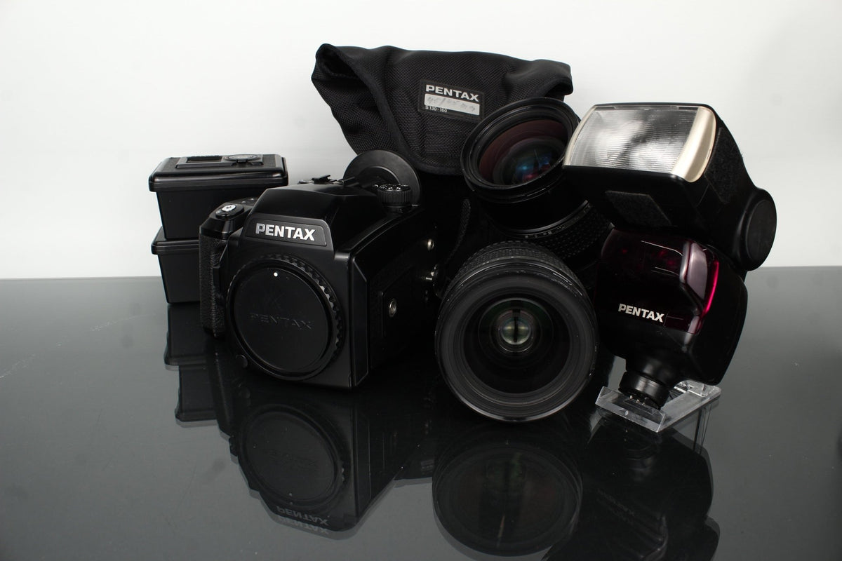 Pentax 645N Kit + FA 45 - 85mm, 80 - 160mm - Dutch|Thrift
