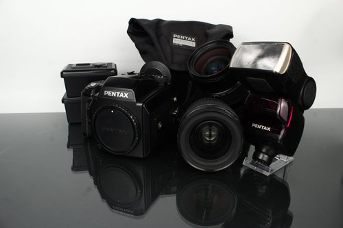 Pentax 645N Kit + FA 45 - 85mm, 80 - 160mm - Dutch|Thrift