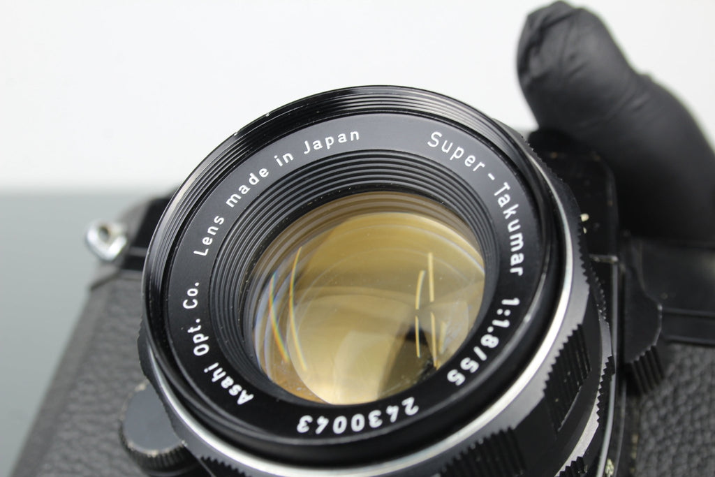 Pentax Asahi ES + Super - Takumar 55mm 1.8 M42 lens - Dutch|Thrift