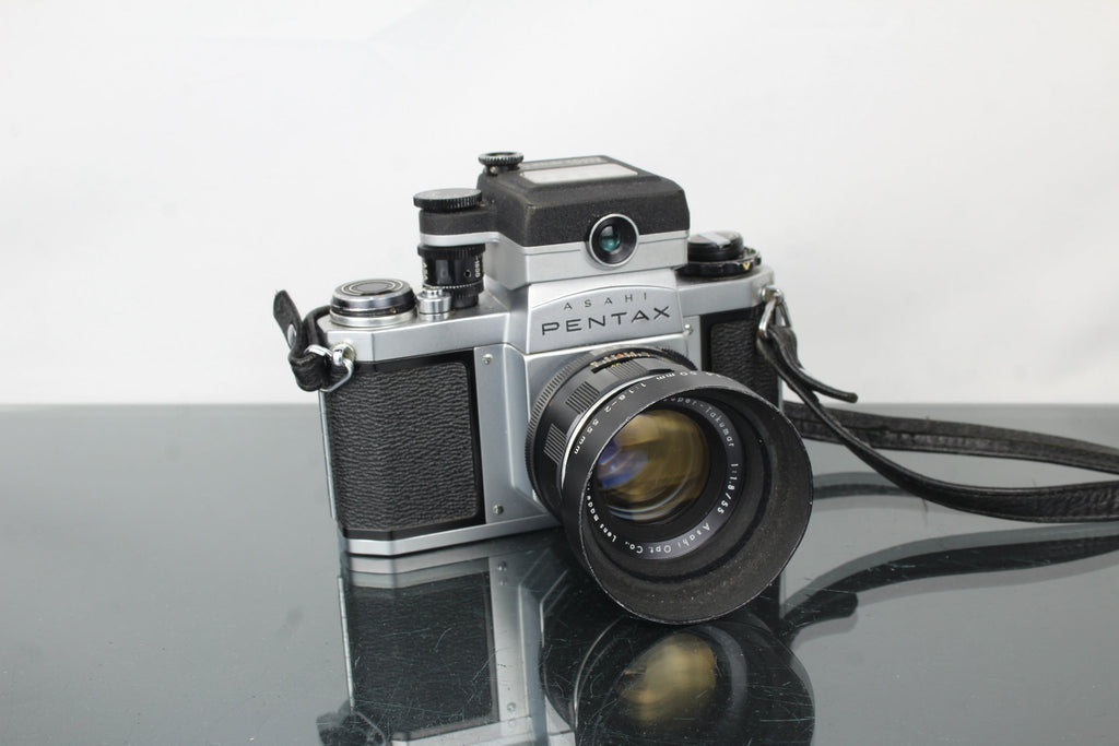 Pentax Asahi SV + 55mm 1.8 Takumar lens & Lightmeter - Dutch|Thrift
