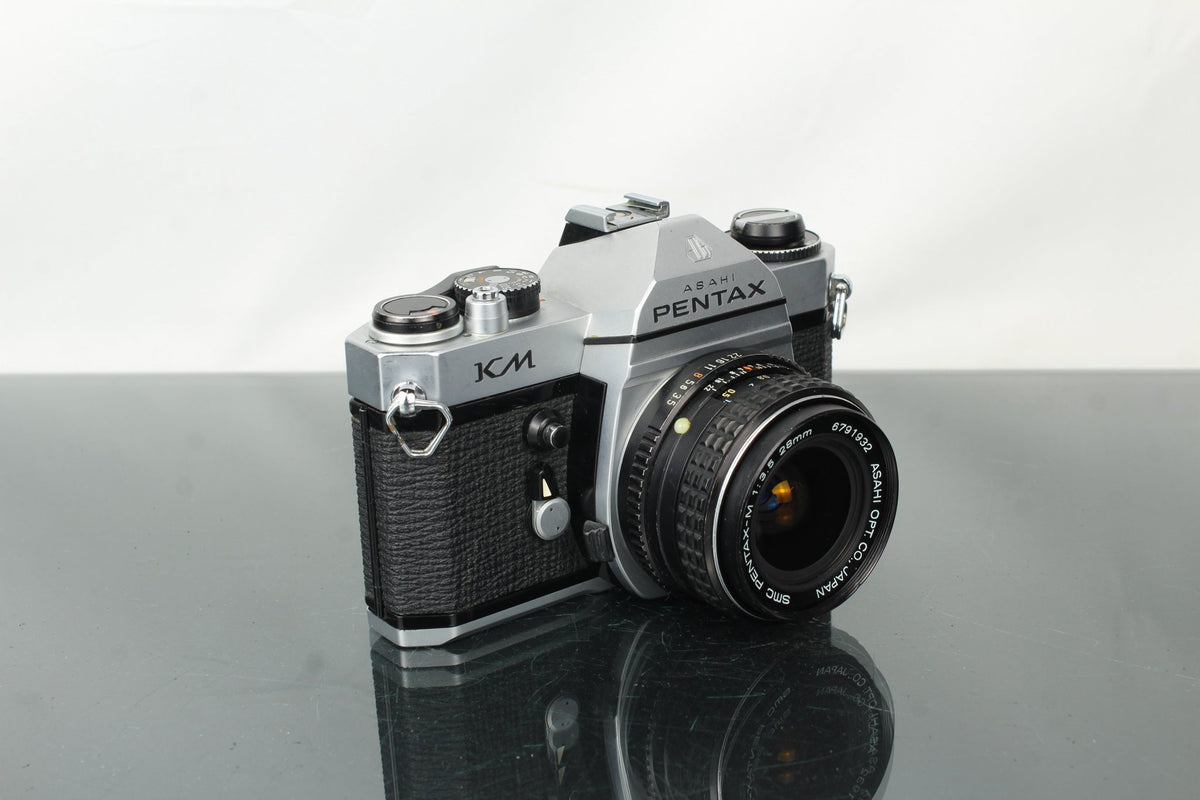 Pentax KM Asahi + 28mm 1:3.5 Pentax - M lens - Dutch|Thrift