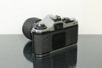 Pentax ME + Pentax M 135mm f/3.5 lens - Dutch|Thrift