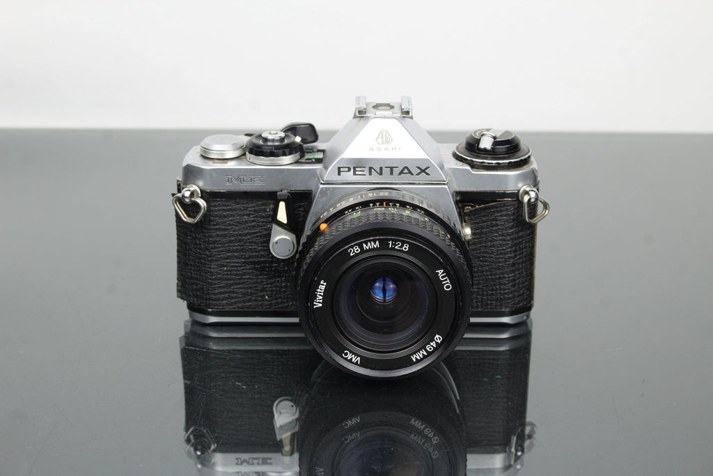 Pentax ME + Vivitar 28mm 1:2.8 AUTO lens - Dutch|Thrift