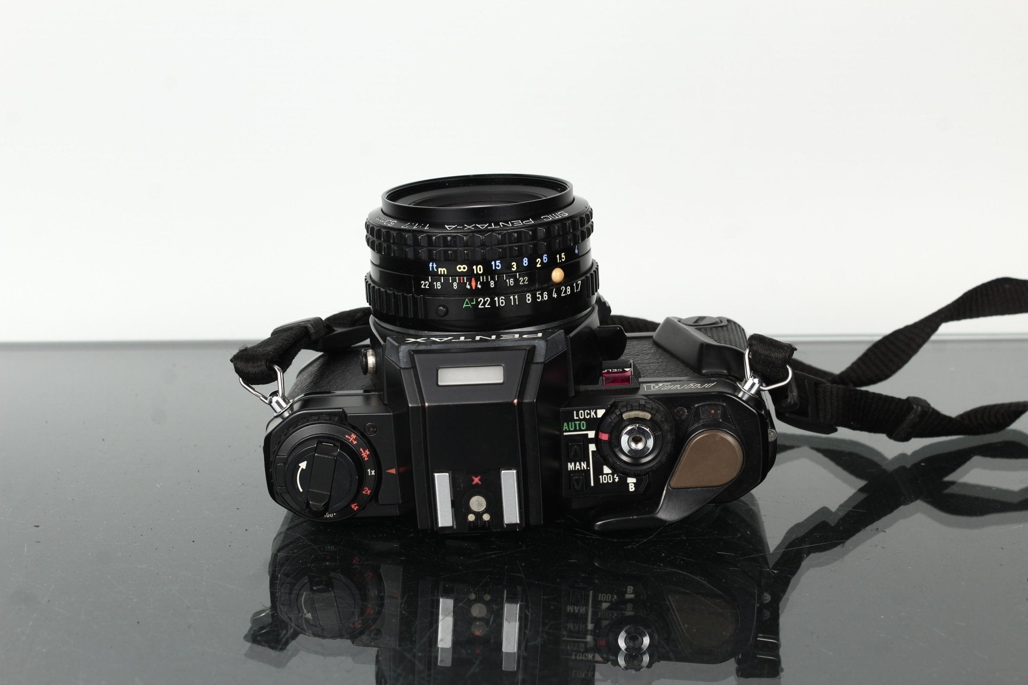Pentax Program A 35mm SLR Film Camera with 50mm f/1.7 Lens – Dutch