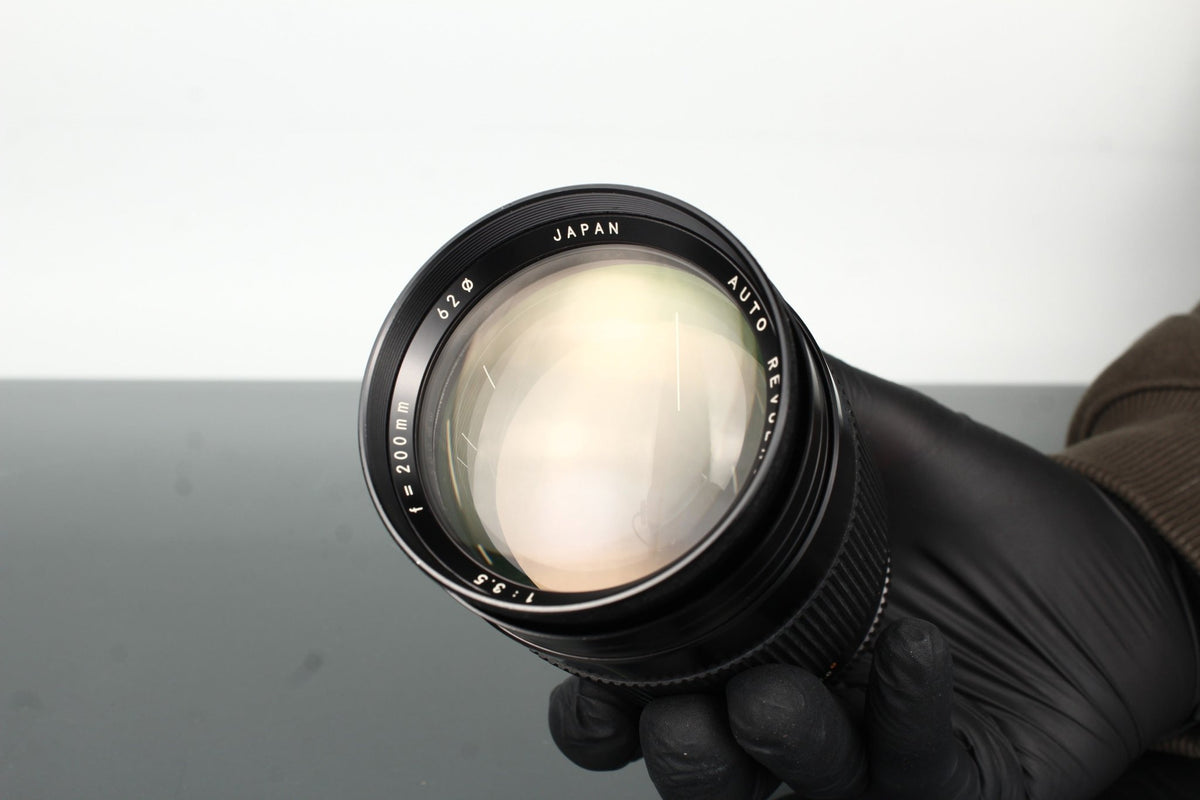 Revuenon MC 200mm f/3.5 Pentax PK Mount - Dutch|Thrift