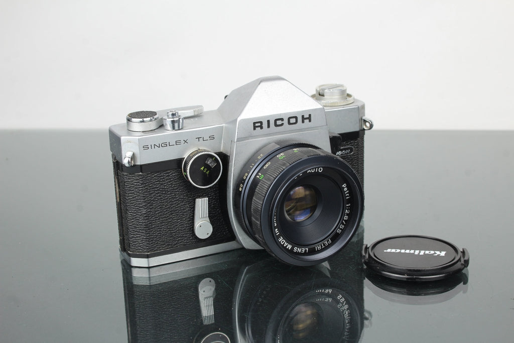 Ricoh Singlex TLS + Petri Auto 55mm f/2.8 lens - Dutch|Thrift