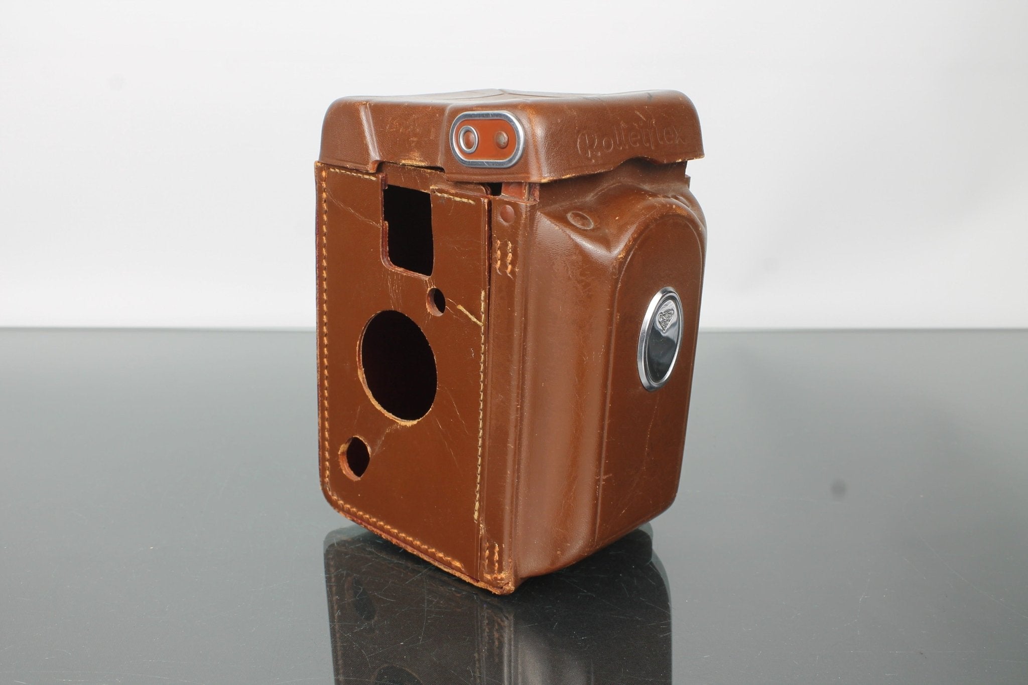Vintage Rolleiflex 35c Zeiss Planar Leather Ever-Ready Case