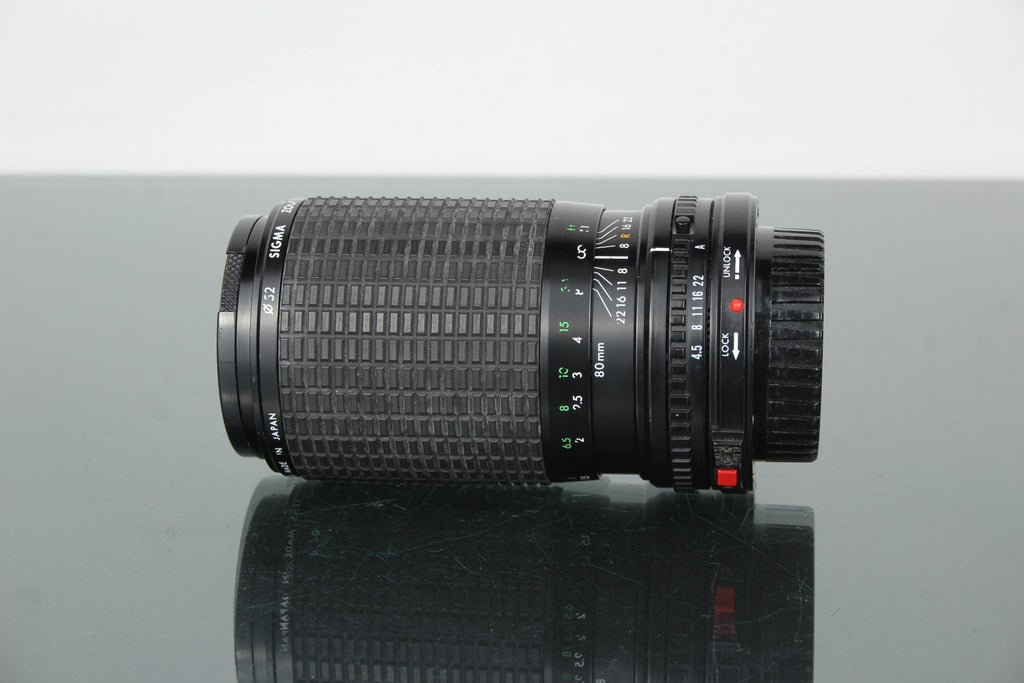 Sigma Zoom 1:4.5 - 5.6 F=80 - 200mm Canon FD Mount - Dutch|Thrift
